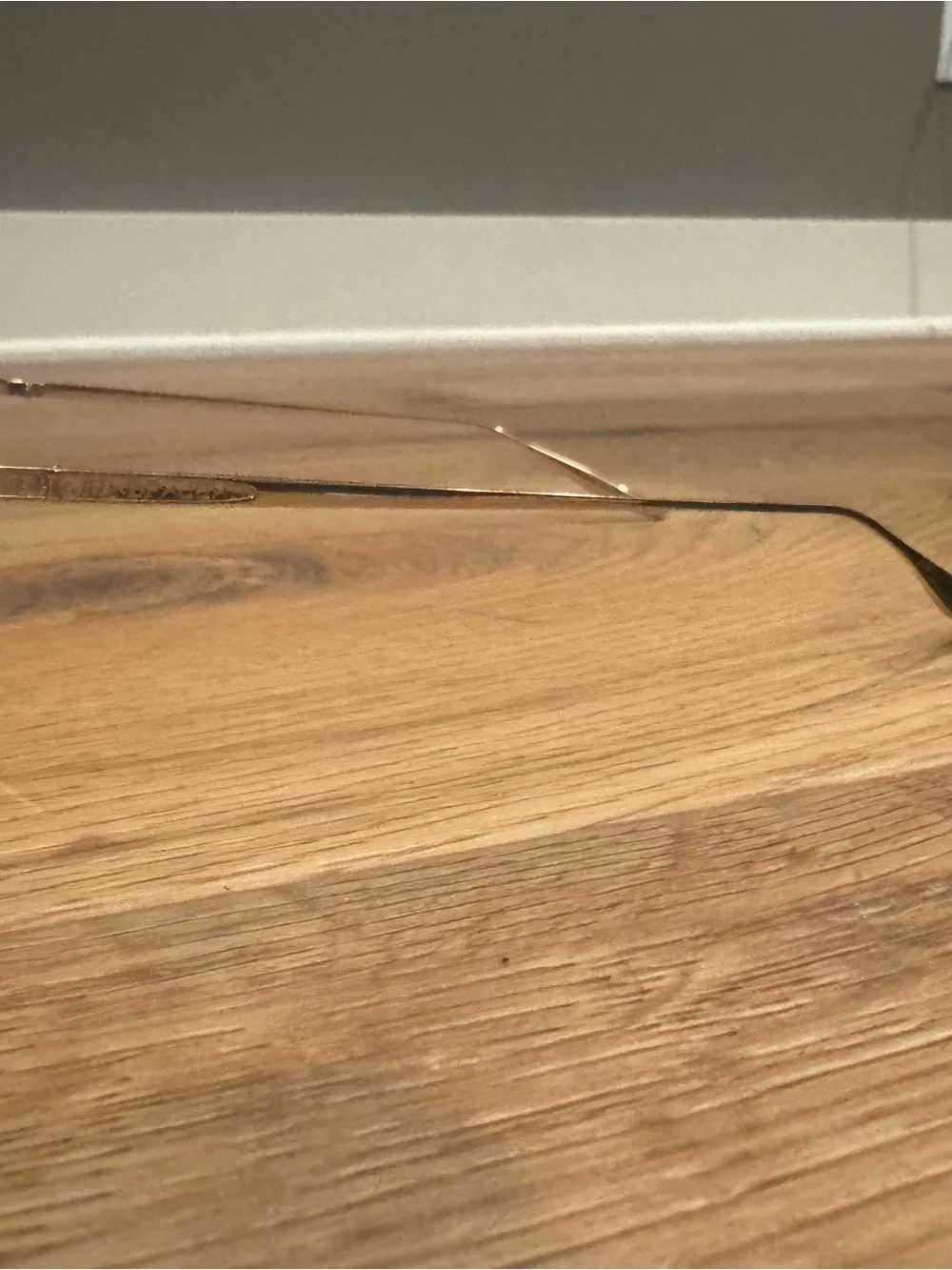 Barton Perreira Gold Aviator Sunglasses with Brown Gradient Lenses